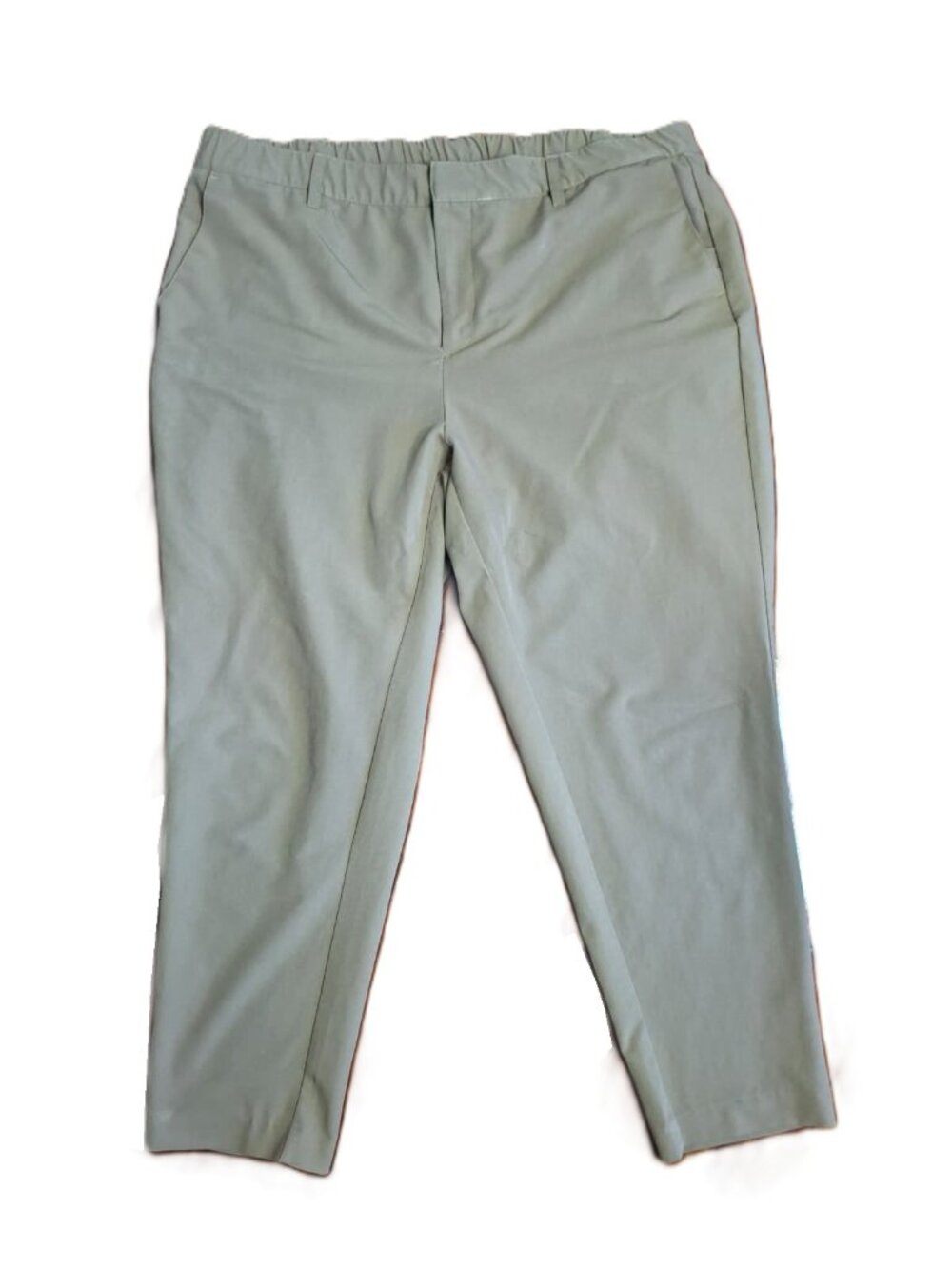 Studio by Torrid Pull-On Relaxed Taper Studio Refined Crepe Pant, Khaki, 18R